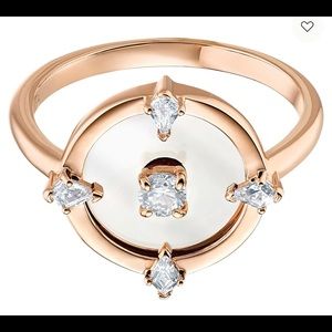 Swarovski North Motif ring- Rose Gold